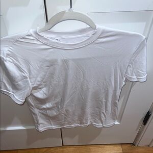 Gold Hinge White Every Day Tee